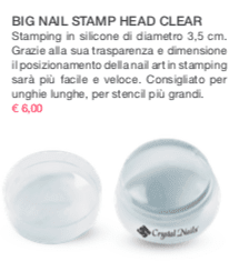 Big Nail Stamp Head Clear Big Nail Stamp Head Clear